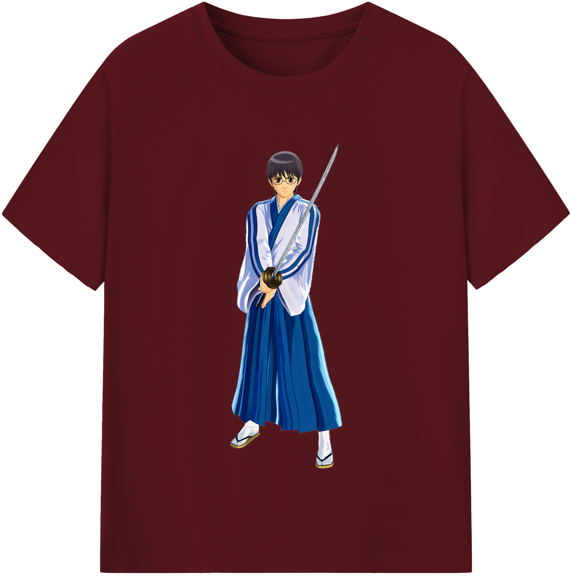 （画像用） ぎんたま 坂田銀時（さかたぎんとき） 神楽 志村新八（しむら しんぱち） GINTAMA Sakata Gintoki Kagura Shimura Shinpachi 綿100％半袖Tシャツ（フロントプリント）